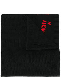 Женский черный вязаный шарф от Givenchy