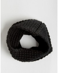Мужской черный вязаный шарф от Asos