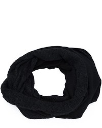 Женский черный вязаный шарф от Label Under Construction