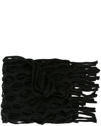 Женский черный вязаный шарф от MARQUES ALMEIDA
