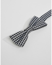 Мужской черный галстук-бабочка в шотландскую клетку от Reclaimed Vintage
