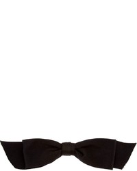 Женский черный галстук-бабочка от Chanel