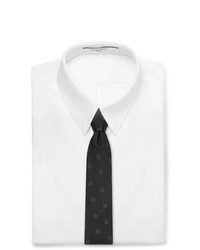 Мужской черный галстук с принтом от Givenchy