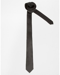 Мужской черный галстук от Asos