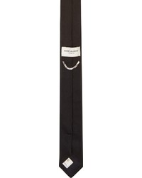 Мужской черный галстук от Saint Laurent