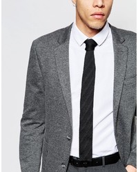 Мужской черный галстук от Asos