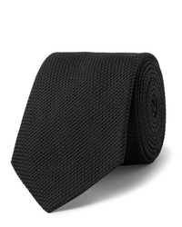 Мужской черный галстук от Lanvin