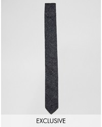 Мужской черный галстук от Reclaimed Vintage