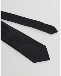 Мужской черный галстук от Asos