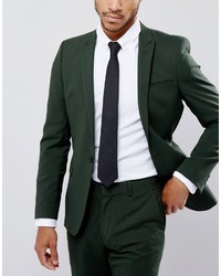 Мужской черный галстук от Asos