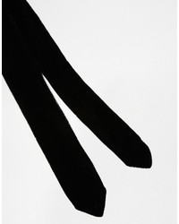 Мужской черный галстук от Reclaimed Vintage