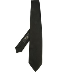 Мужской черный галстук