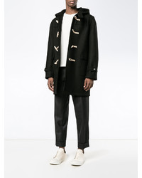 Мужской черный дафлкот от Saint Laurent