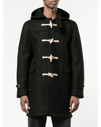 Мужской черный дафлкот от Saint Laurent