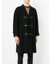 Мужской черный дафлкот от Comme des Garcons