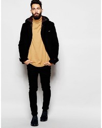 Мужской черный дафлкот от Gloverall