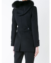 Женский черный дафлкот от Burberry