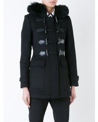 Женский черный дафлкот от Burberry