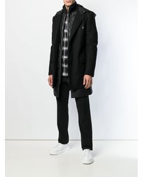 Мужской черный дафлкот от Les Hommes