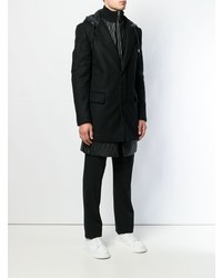 Мужской черный дафлкот от Les Hommes