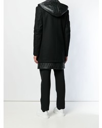 Мужской черный дафлкот от Les Hommes