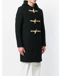 Мужской черный дафлкот от AMI Alexandre Mattiussi