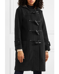 Женский черный дафлкот от Burberry