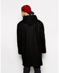 Мужской черный дафлкот от Reclaimed Vintage