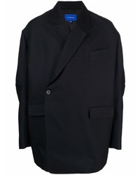 Мужской черный двубортный пиджак от Ader Error
