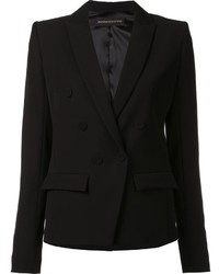 Женский черный двубортный пиджак от Alexandre Vauthier
