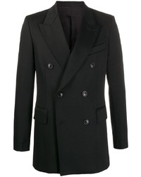 Мужской черный двубортный пиджак от Ami