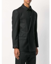 Мужской черный двубортный пиджак от Gosha Rubchinskiy