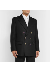 Мужской черный двубортный пиджак от Givenchy