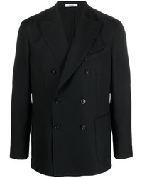 Мужской черный двубортный пиджак от Boglioli