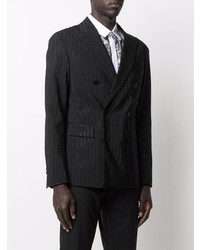 Мужской черный двубортный пиджак от DSQUARED2