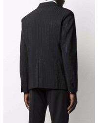 Мужской черный двубортный пиджак от DSQUARED2