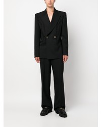Мужской черный двубортный пиджак от Casablanca