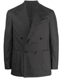 Мужской черный двубортный пиджак от Caruso