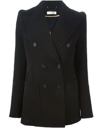 Женский черный двубортный пиджак от Chloé