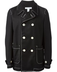 Мужской черный двубортный пиджак от Comme des Garcons