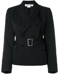 Женский черный двубортный пиджак от Comme des Garcons