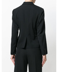 Женский черный двубортный пиджак от Comme des Garcons