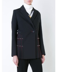 Женский черный двубортный пиджак от Ellery