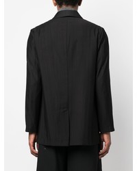 Мужской черный двубортный пиджак от Our Legacy