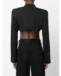 Мужской черный двубортный пиджак от VTMNTS