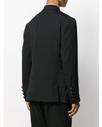 Мужской черный двубортный пиджак от Yohji Yamamoto