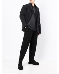 Мужской черный двубортный пиджак от Transit