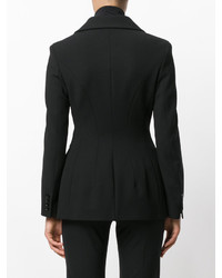 Женский черный двубортный пиджак от Ermanno Scervino
