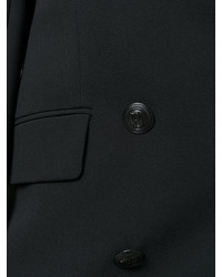 Женский черный двубортный пиджак от PIERRE BALMAIN