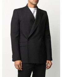 Мужской черный двубортный пиджак от Givenchy